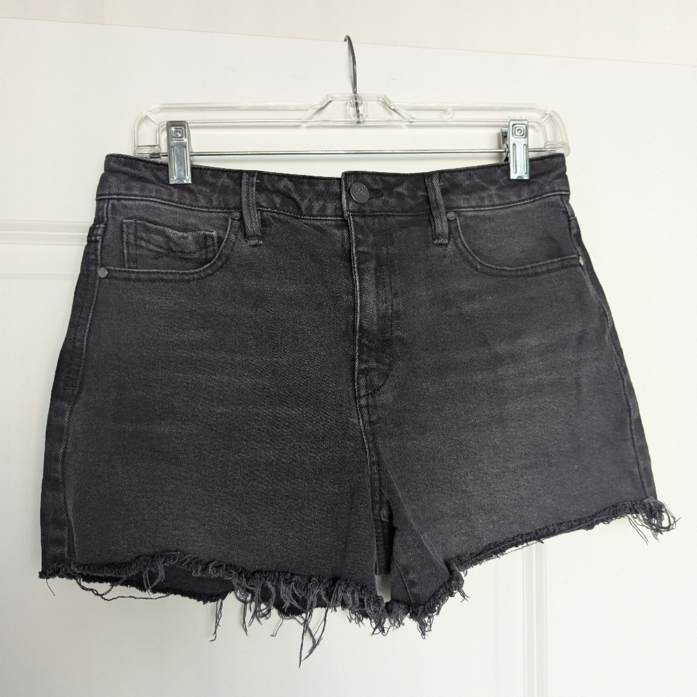 Anthropologie Unpublished black Denim Shorts